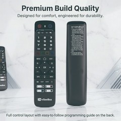 vSeeBox V6 Max Kit TV Box With HDMI 2.1 Backlit Remote Power Cable Free Shipping