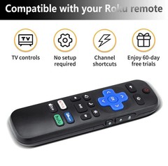 5 Pack Remote Controls For All Roku TVs- US SELLER.