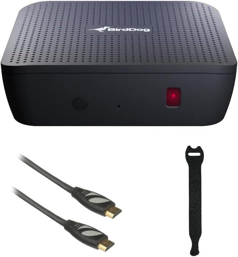 Play 4K NDI Player Bundle with Pearstone HDMI Cable and Fastener Straps