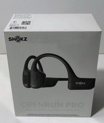 Shokz OpenRun Pro Bluetooth Bone Conduction Sport Headphones Black New Sealed!