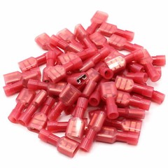 400x Insulated Male Female Spade Terminal Crimp Quick Disconnect Wire Connectors