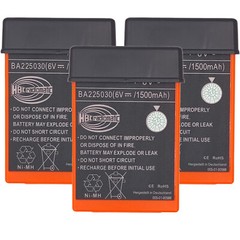 3PCS BA225030 6V Ni-Mh Battery For HBC Crane remote Pump truck battery