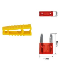 120pcs MINI Blade Fuse Assortment Auto Car Motorcycle SUV FUSES Kit APM ATM