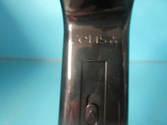 NEW BLACK CETIS PUSH-BUTTON WALL TELEPHONE PHONE HAC AEGIS 2554W WITH GRAY CORD
