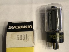 Sylvania 5881 / 6L6WGB Beam Power Tube Power/Output. NIB USA.