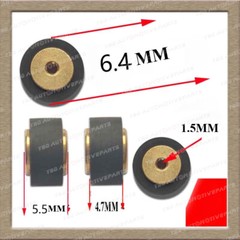 4pcs/set Copper Pinch Roller Tape Recorder Cassette for Sharp SONY Technics