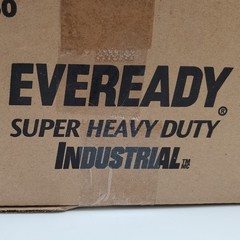 Eveready D Batteries Super Heavy Duty Carbon Zinc 1.5V 1250 R20 Case of 48