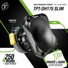 4x Timpano TPT-DH175 Slim 1″ Ferrite Compression Driver 1in. Exit Waveguide Pro