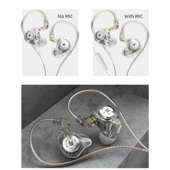Kz Edx Pro Earphones Dynamic in Ear Monitor Hifi Wired Headphones Bass Stereo Ga