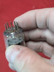 1 RCA 7AU7 Vacuum Tube. Manufactured in U.S.A. New Old Stock, Tested and Good