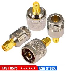 4PACK Type N Male&Female to SMA Male&Female RF Coaxial Connector Adapter Kit