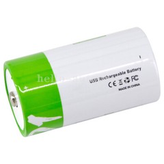 USB AA AAA 9V D Size Lithium ion Li-ion Rechargeable Battery 1.5V W/ Type C Lot