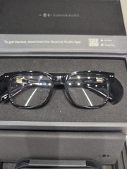 Nuance Audio Smart Glasses Square 54 Black Hearing Assist [NEW OPEN BOX]