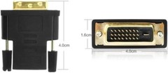 2-Pack DVI-D Male to HDMI Female Adapter for HDTV PC Monitor Projector Blu-ray