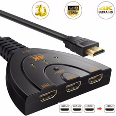 3 Port HDMI Splitter Cable 1080P Switch Switcher HUB Adapter HDTV PS4 Xbox US