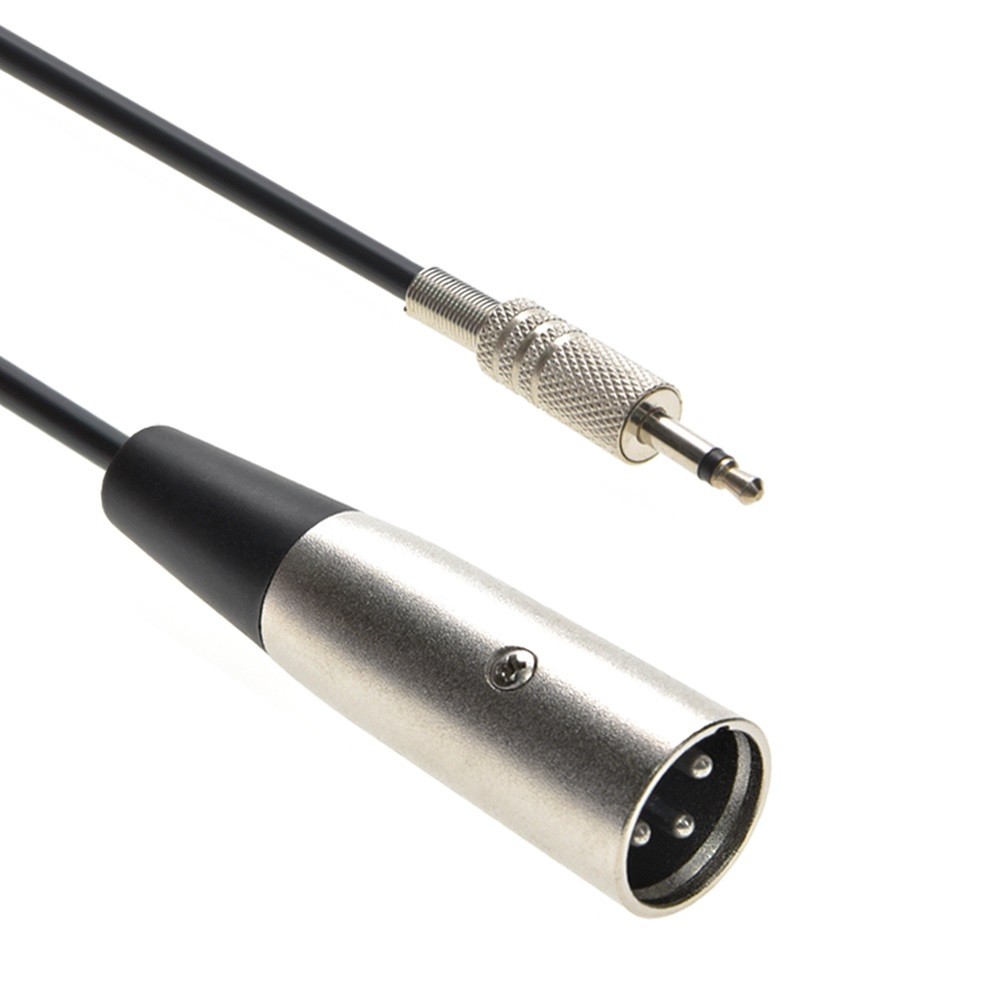 15 Pack of 25Ft XLR Male to 3.5mm Mono Male Cable