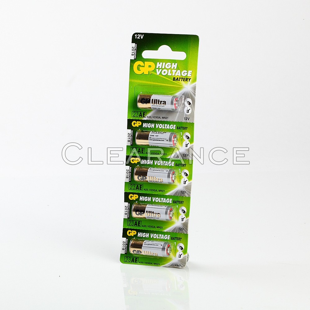 12 Volt Battery Gold Peak GP 23AE A23S A23 GP23AE MN21 23GA (5 Batteries)