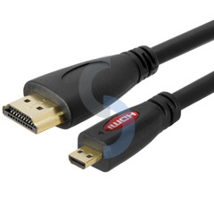 6 Feet Micro HDMI Cable Micro HDMI to HDMI Cord Adapter Tablet Camera TV Monitor