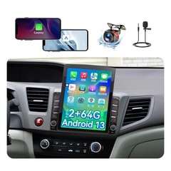 Car Stereo Radio Compatible with Honda Civic 2012 2013 2014 2015,Android 15