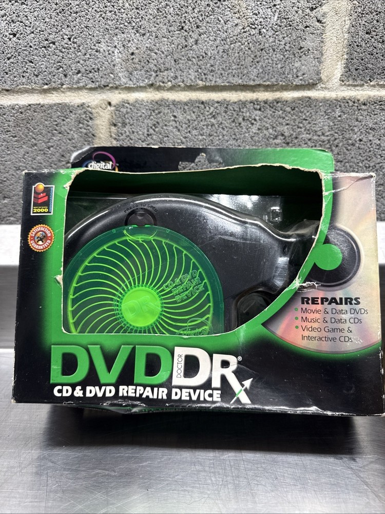 Digital Innovations DVD Dr CD & DVD Repair Device Game, Movies & Music Discs NIB