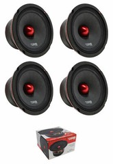 4x DS18 PRO-X5.4BM 5.25″ Midrange Bullet Speakers 1200 Watt 4 ohm Midbass Mid