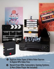 Video to Digital Converter – Record Video & Audio from VCR, VHS Tapes, AV, RC…