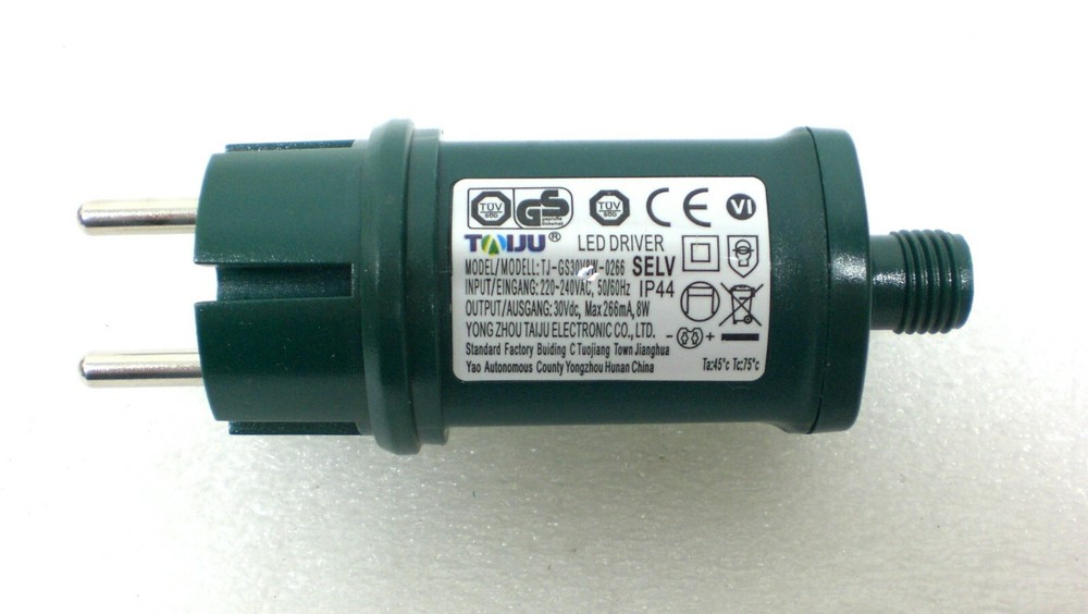 Power Supply (LED Driver) Model TJ-GS30V8W-0266 Input 220v/Output 30Vdc 8W #77