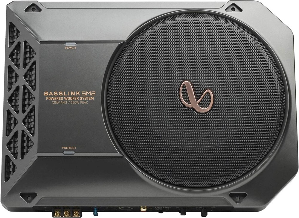 Infinity BassLink SM2 125W Compact 8″ Powered Under-Seat Car Audio Subwoofer