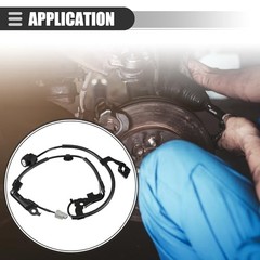 Front Left ABS Sensor Wheel Speed Sensor, for Lexus IS 350 2006-2013, Metal,