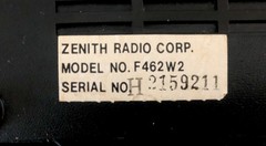 Vintage 1970’s Zenith Model F462W2 Flip Clock AM/FM Radio Alarm Rare Model
