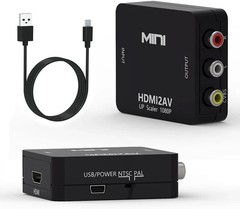 HDMI To RCA AV Adapter Converter Cable CVBS 3RCA 1080P Composite Video Audio