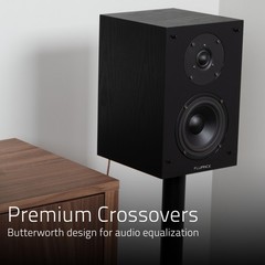 Fluance Elite 2-Way Bookshelf Surround Sound Home Theater Speakers