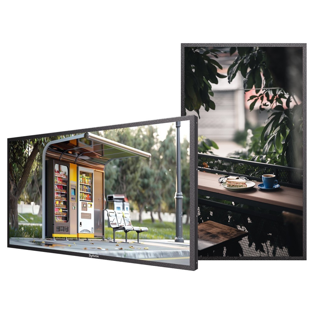 Sylvox 43” Commercial Sigange 1000nits IP65 Waterproof 4K UHD ATSC & NTSC Tune