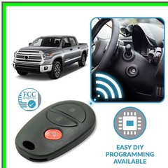 Keyless Entry Remote Fob Replacement for 3 Button Vehicles FCC GQ43VT20T