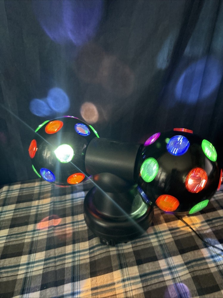Vintage 2000s Double Disco Rotating Balls KDS-874 S5