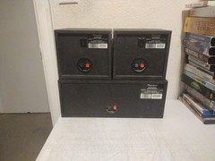 PIONEER Surround Sound Speakers 3 Pce Set 50w 16ohm S-CR4000-K. B