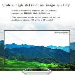 HDMI to DisplayPort Adapter 4K-60Hz Male to Female Converter for PC PS5 Xbox