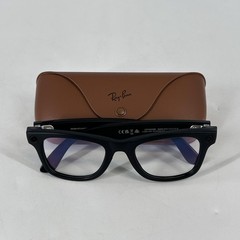 Ray-Ban Meta Wayfarer (Gen 1) Matte Black/Clear to Graphite Green Lens-Excellent