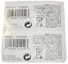 2 PACK Sony 364 SR621SW SILVER OXIDE LR621 (GOOD EXPIRE 10/32) FREE TRACKING