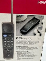 GE 10 Channel Cordless Telephone With Crystal Clear Sound Model 2-9616