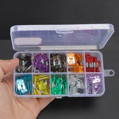 120PCS Mini Blade Fuse Assortment Auto Car Motorcycle SUV Fuses Kit APM ATM