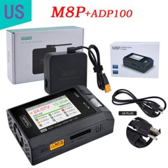 ToolkitRC M8P 600W 20A DC LCD Balance Charger Discharger for 1-8S Lipo Battery,