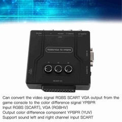RGBS VGA SCART To YPBPR Component Converter For SFC For N64 For For MD For