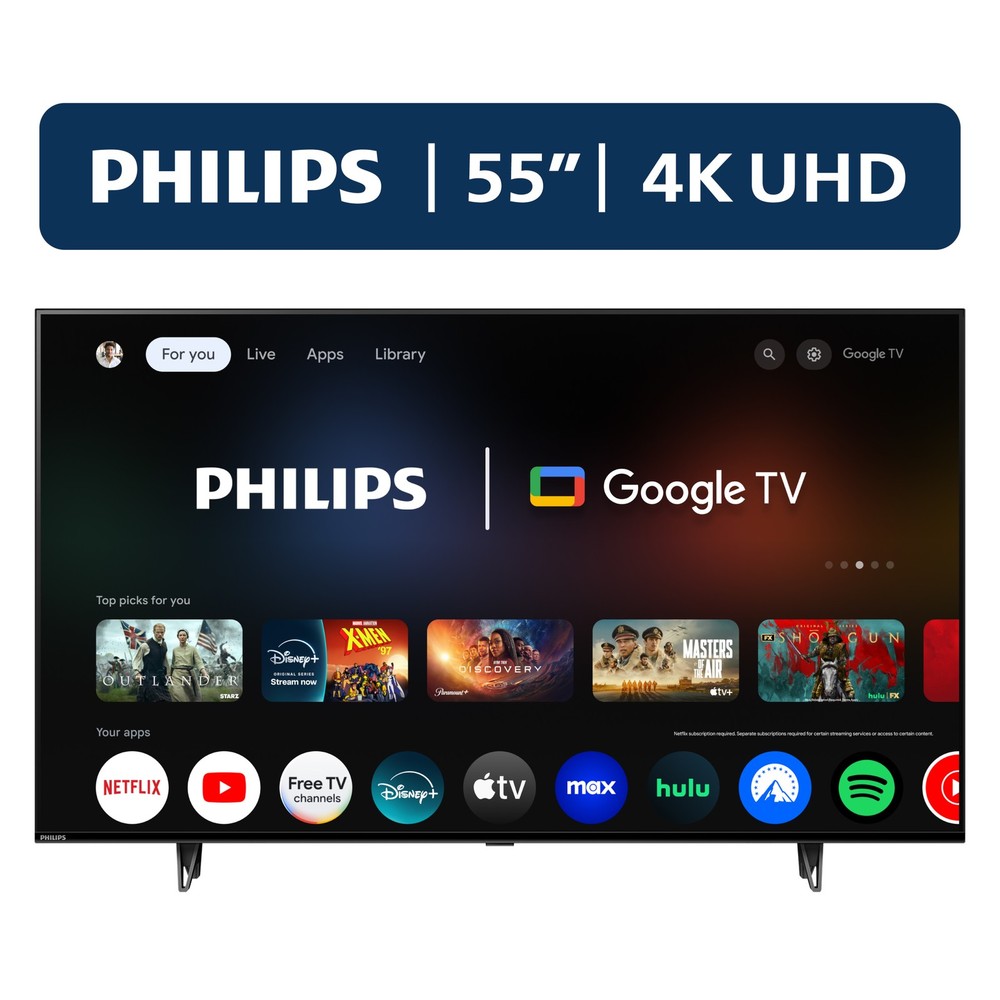 Phillips 50″ Class 4K UHD (2160p) LED Google Smart TV (50PUL7552/F7)