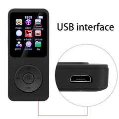 128GB Support Bluetooth MP4/MP3 Lossless Music Player FM Radio Recorder SportWz1