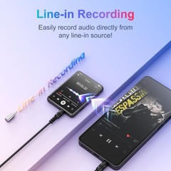 64GB MP3 Player with Bluetooth 5.3 – MECHEN Portable Lossless Sound Music Player