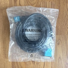 BlueRigger HDMI to DVI Cable 25FT Black/Blue Round Cable X0008LH9UB