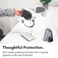 Apple Vision Pro Stand with Battery Holder – Premium Heavy Duty Base for Stab…