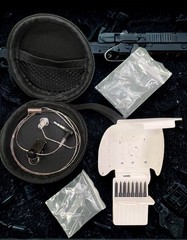 Covert Police Listen Only Earpiece with 3.5mm Jack, Ultra-Thin Wire