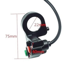 7/8” 22mm Motorcycle Handlebar Switch with Turn Signal Headlight Horn Function